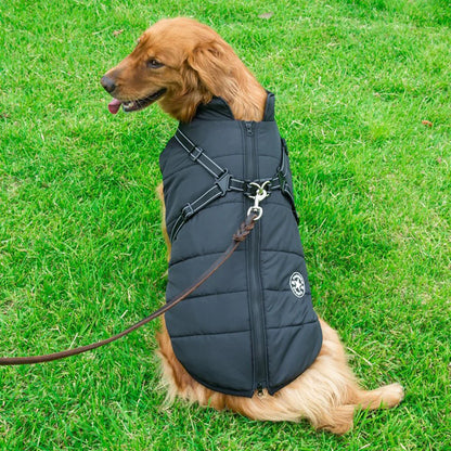 FurryKing™ Waterproof Winter Jacket with Built-in Harness