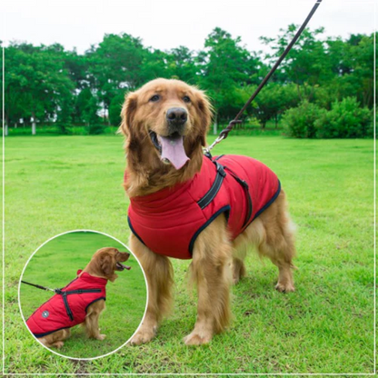 FurryKing™ Waterproof Winter Jacket with Built-in Harness